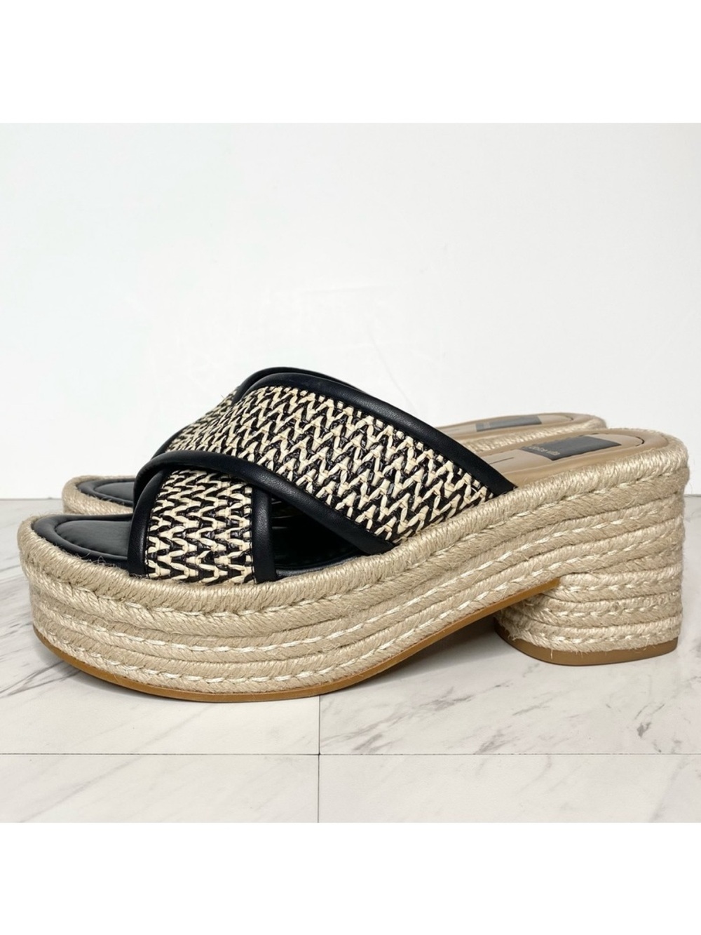 Dolce Vita Eldora Raffia Heeled Sandal 9